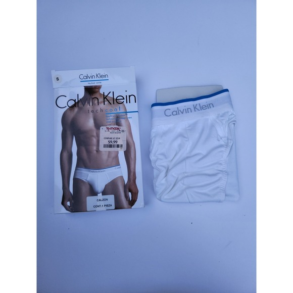 Calvin Klein Other - Calvin Klein Hip Brief White Tech Cool RealCool Cotton U2728D Size S